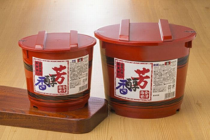 一石味噌樽（無垢） 通販限定】会津味噌 芳醇香 樽（1.7キロ） | 会津天宝 一汁一菜亭